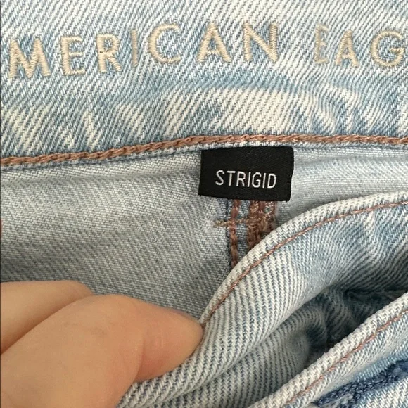 American Eagle Highest Rise Baggy Straight Jeans - Picture 3 of 6